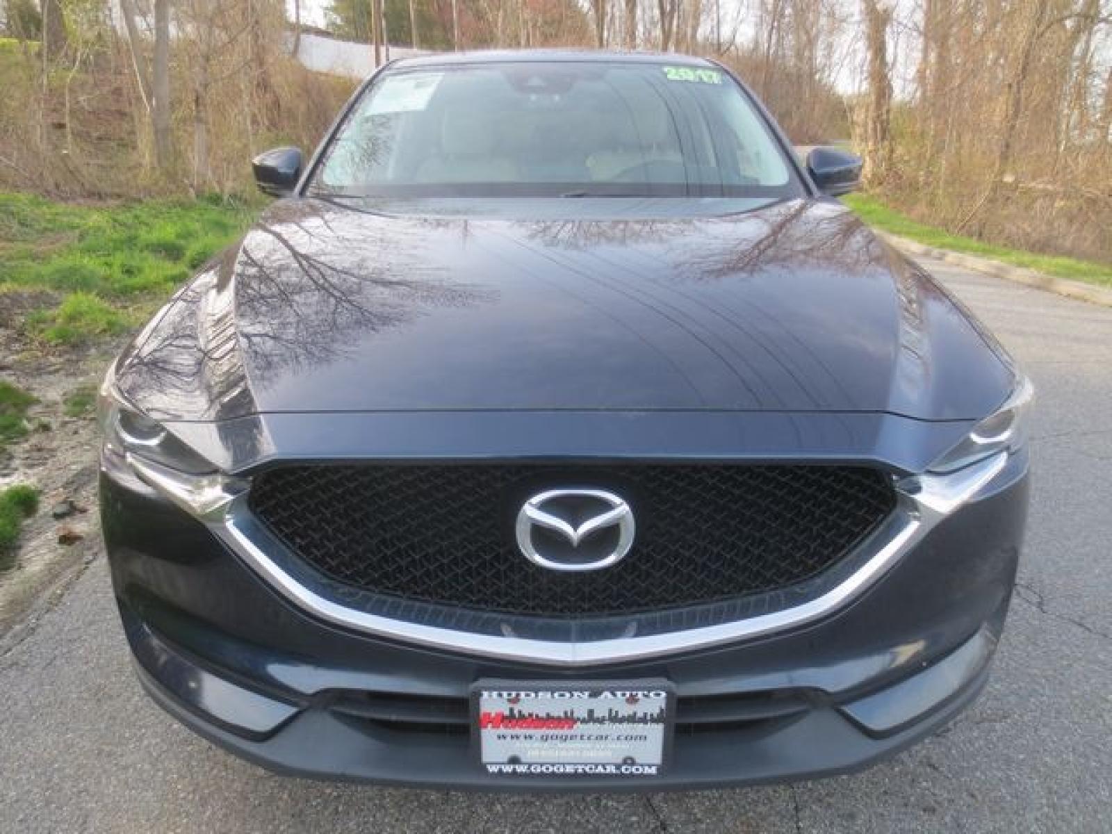 2017 Blue /Tan Mazda CX-5 Touring AWD (JM3KFBCLXH0) with an 2.5L L4 DOHC 16V engine, Automatic transmission, located at 270 US Route 6, Mahopac, NY, 10541, (845) 621-0895, 41.349022, -73.755280 - Photo #2